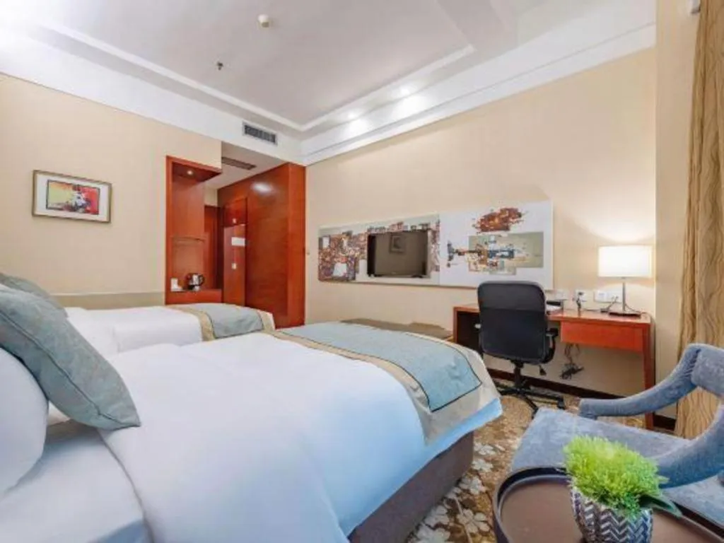 Bed in Langshan Hotel Shenzhen