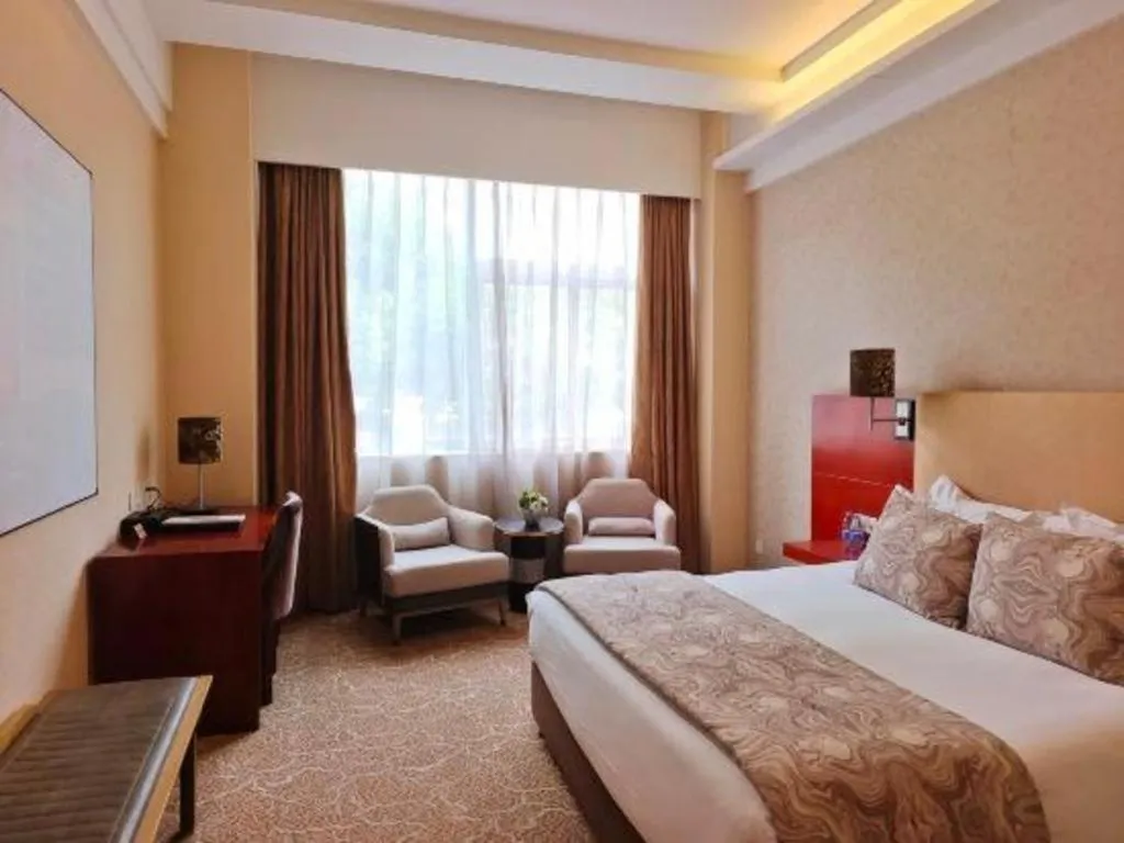 Bed in Langshan Hotel Shenzhen