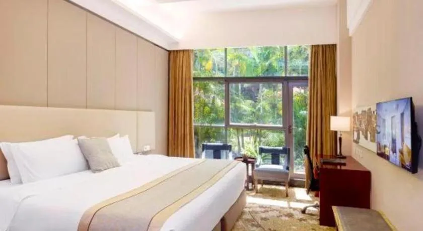 Bed in Langshan Hotel Shenzhen