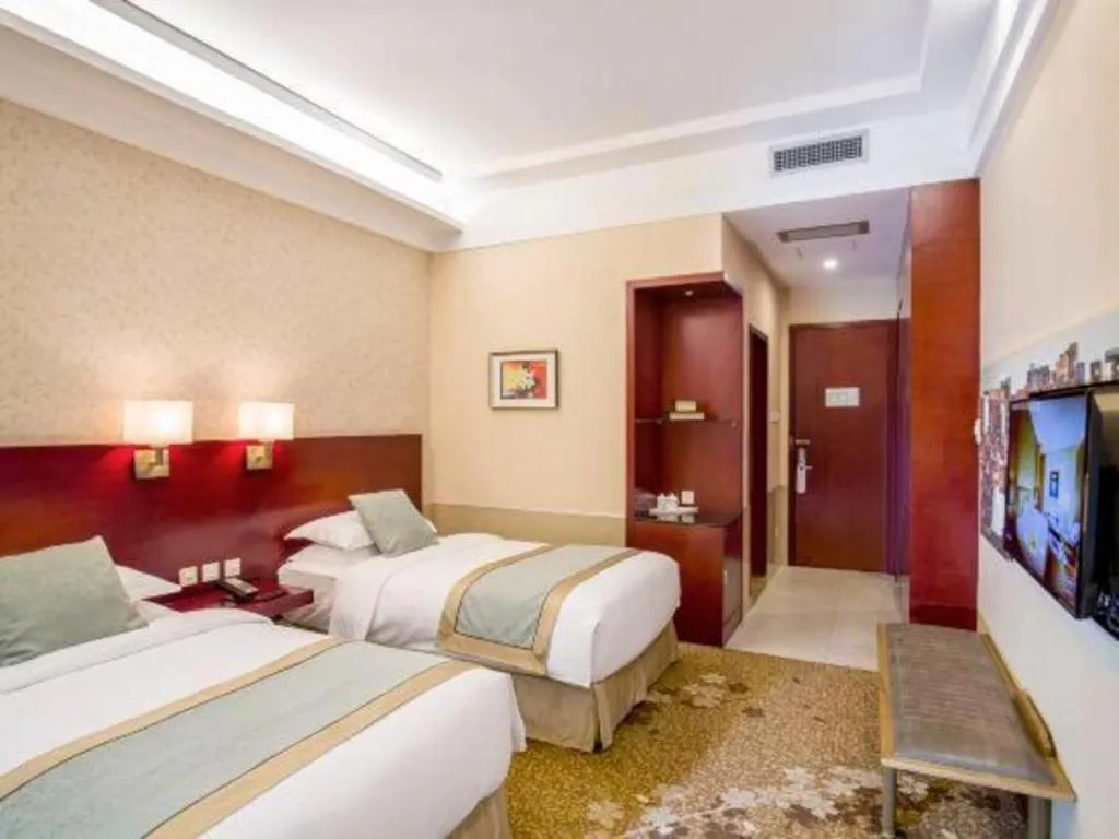 Bed in Langshan Hotel Shenzhen