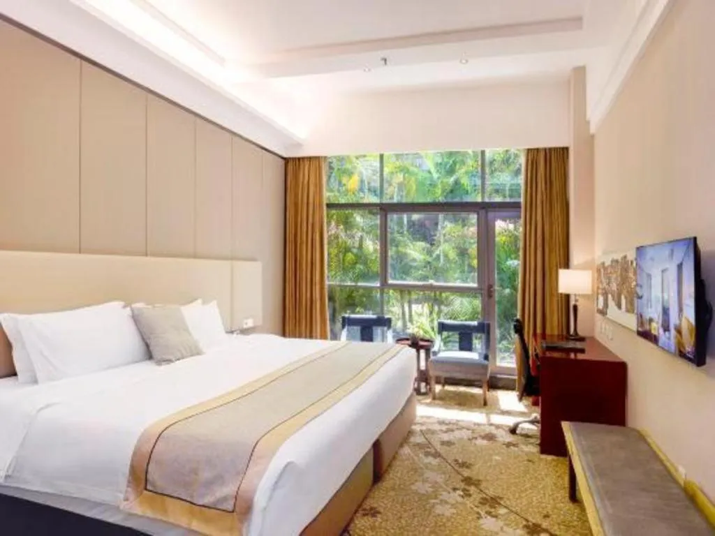 Bed in Langshan Hotel Shenzhen