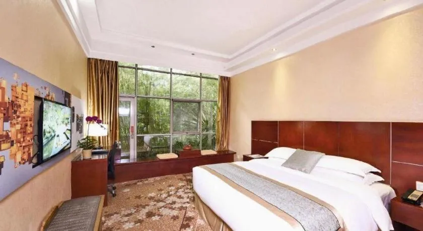 Bed in Langshan Hotel Shenzhen