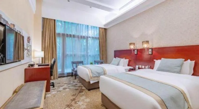 Bed in Langshan Hotel Shenzhen