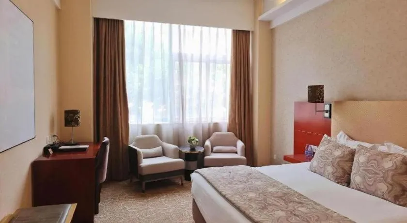 Bed in Langshan Hotel Shenzhen
