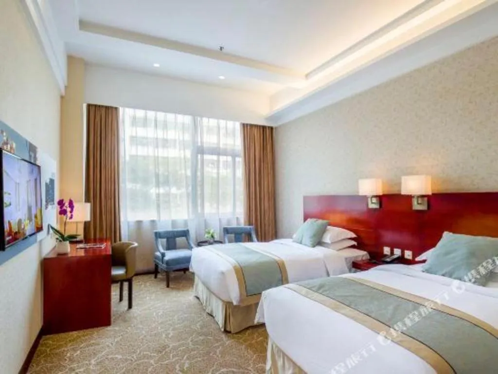Bed in Langshan Hotel Shenzhen