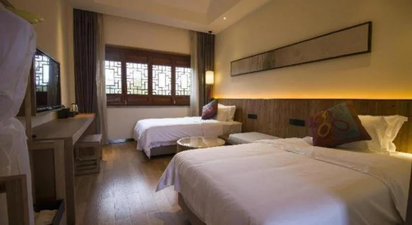 Bed in Grand House Chongqing Dazu Rock Carvings