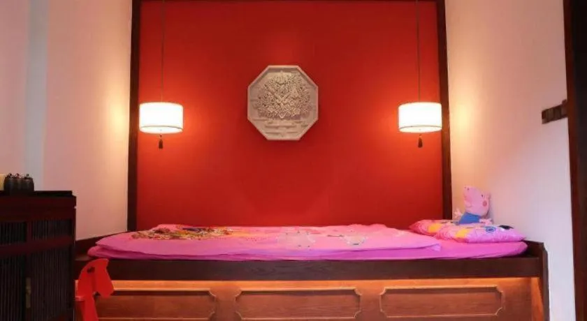 Bed in Grand House Chongqing Dazu Rock Carvings