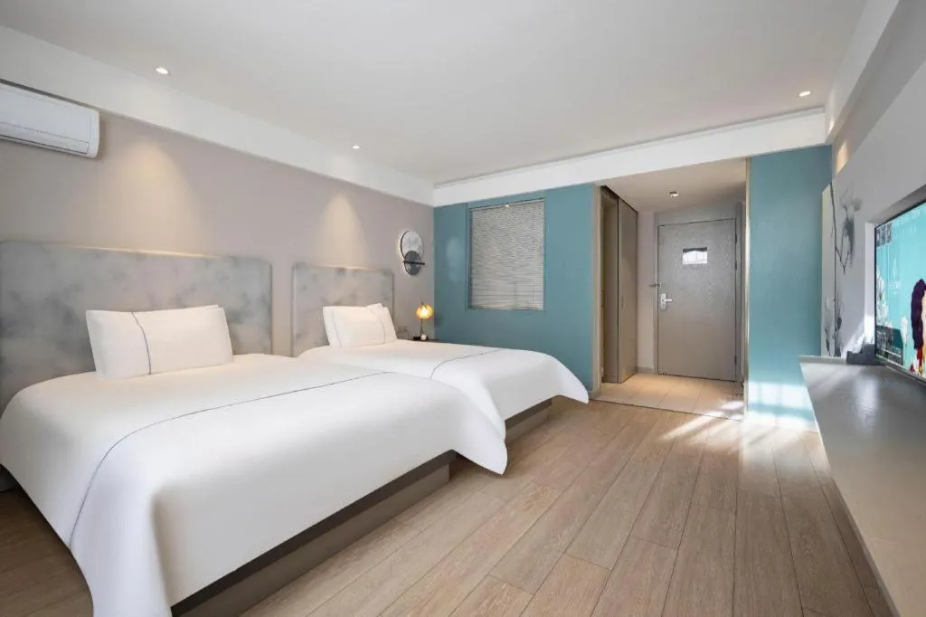 Bed in Magnotel Harbin Medical University First Affiliated Hospital