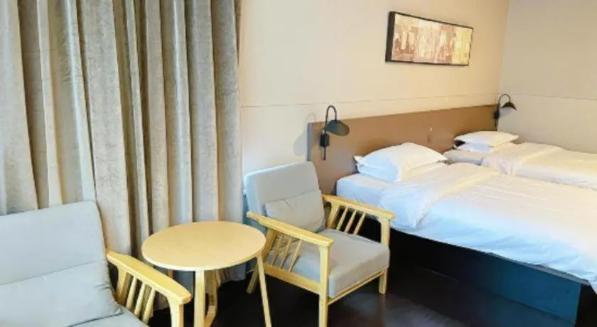 Bed in Jinjiang Inn Select Yancheng Oufeng Hua Street Julong Lake
