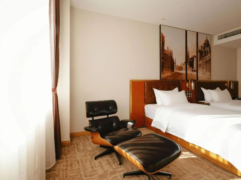 Bed in James Joyce Coffetel·Shanghai New International Expo Cente