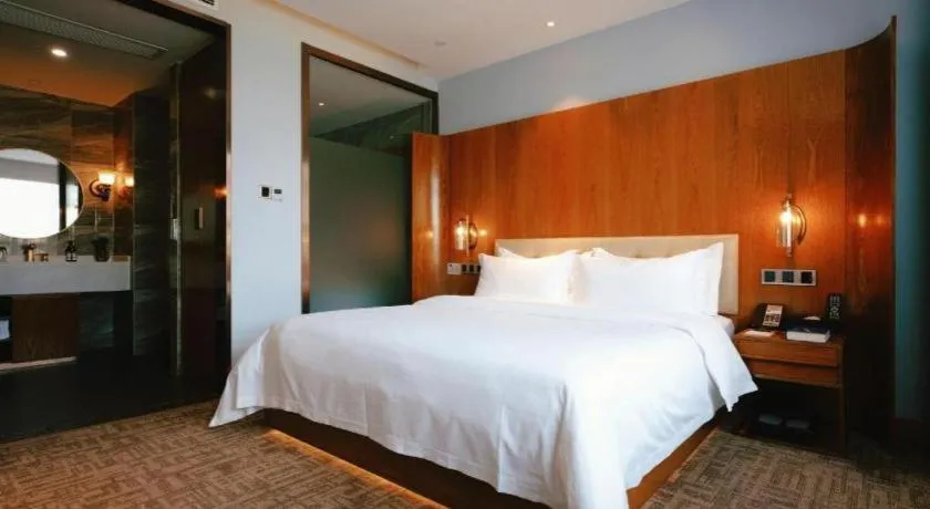 Bed in James Joyce Coffetel·Shanghai New International Expo Cente