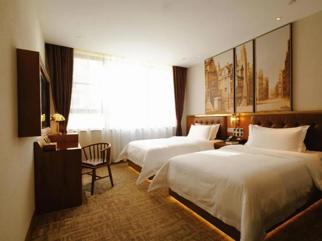 Bed in James Joyce Coffetel·Shanghai New International Expo Cente