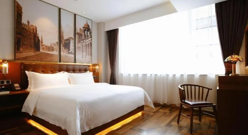 Bed in James Joyce Coffetel·Shanghai New International Expo Cente