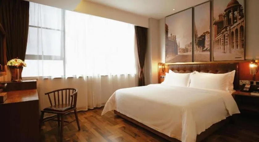 Bed in James Joyce Coffetel·Shanghai New International Expo Cente