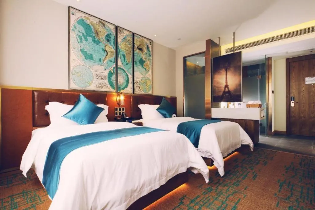 Bed in James Joyce Coffetel·Shanghai New International Expo Cente