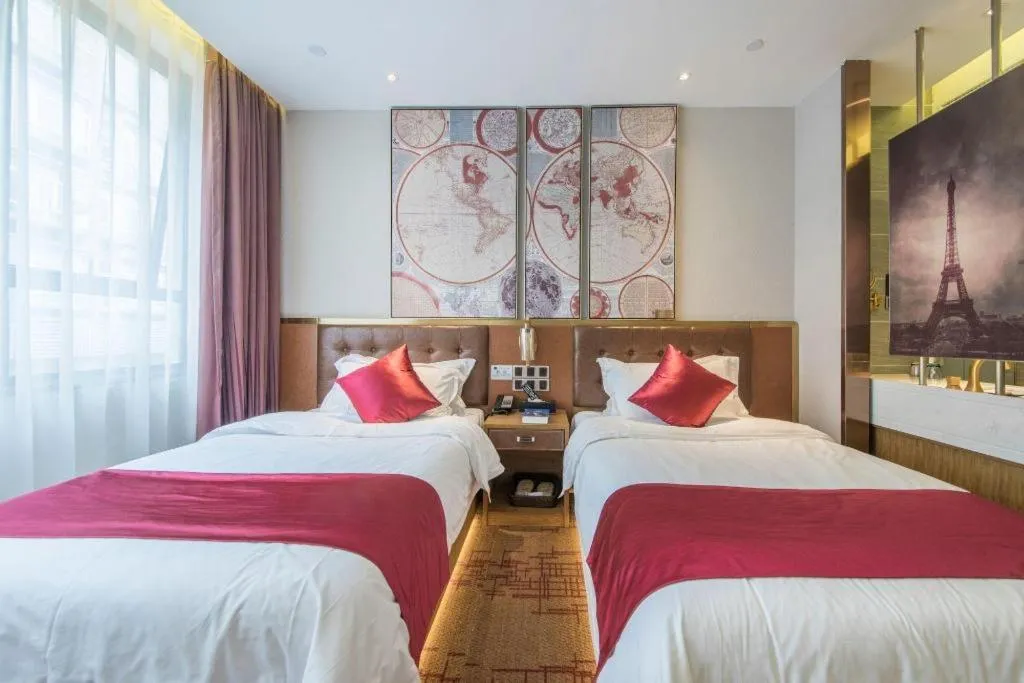 Bed in James Joyce Coffetel·Shanghai New International Expo Cente