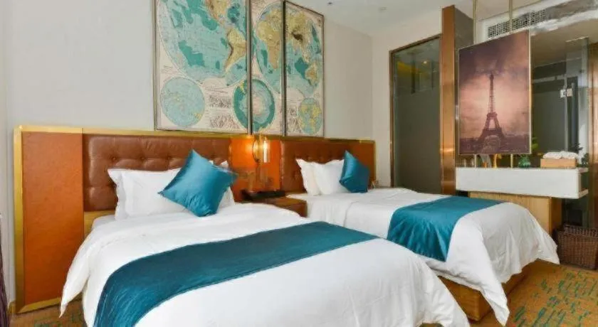 Bed in James Joyce Coffetel·Shanghai New International Expo Cente