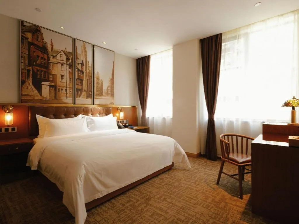 Bed in James Joyce Coffetel·Shanghai New International Expo Cente