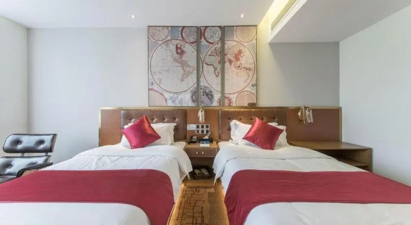 Bed in James Joyce Coffetel·Shanghai New International Expo Cente