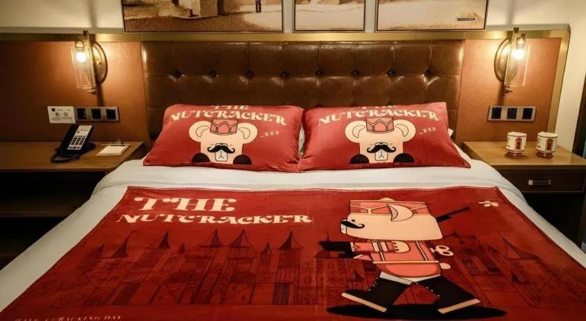 Bed in James Joyce Coffetel·Shanghai New International Expo Cente