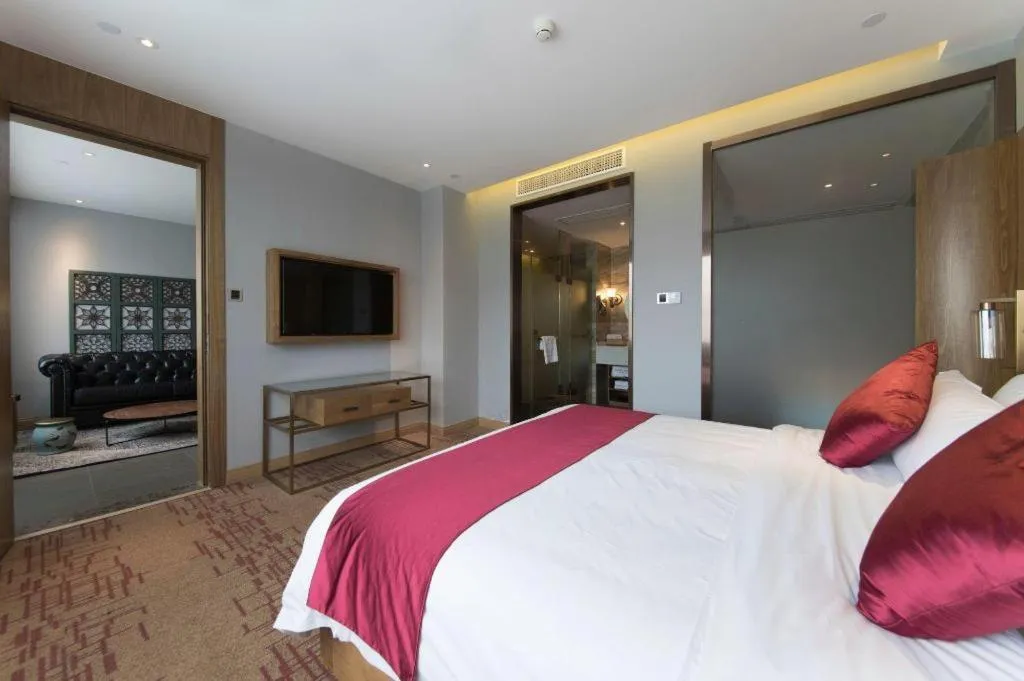 Bed in James Joyce Coffetel·Shanghai New International Expo Cente