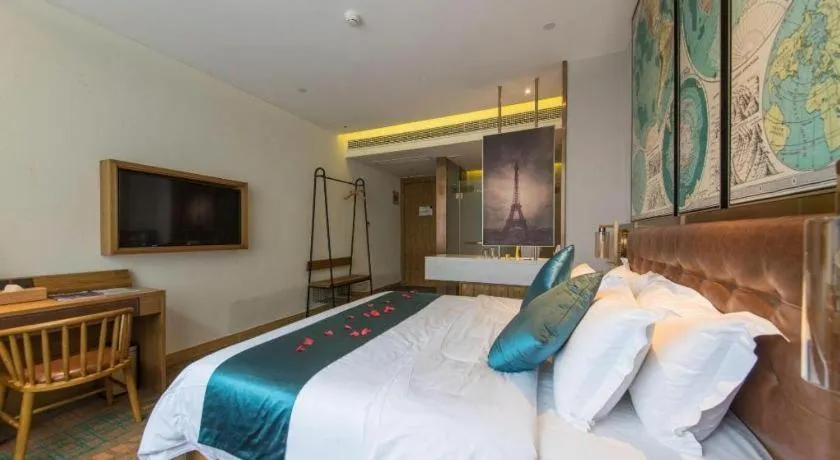 Bed in James Joyce Coffetel·Shanghai New International Expo Cente