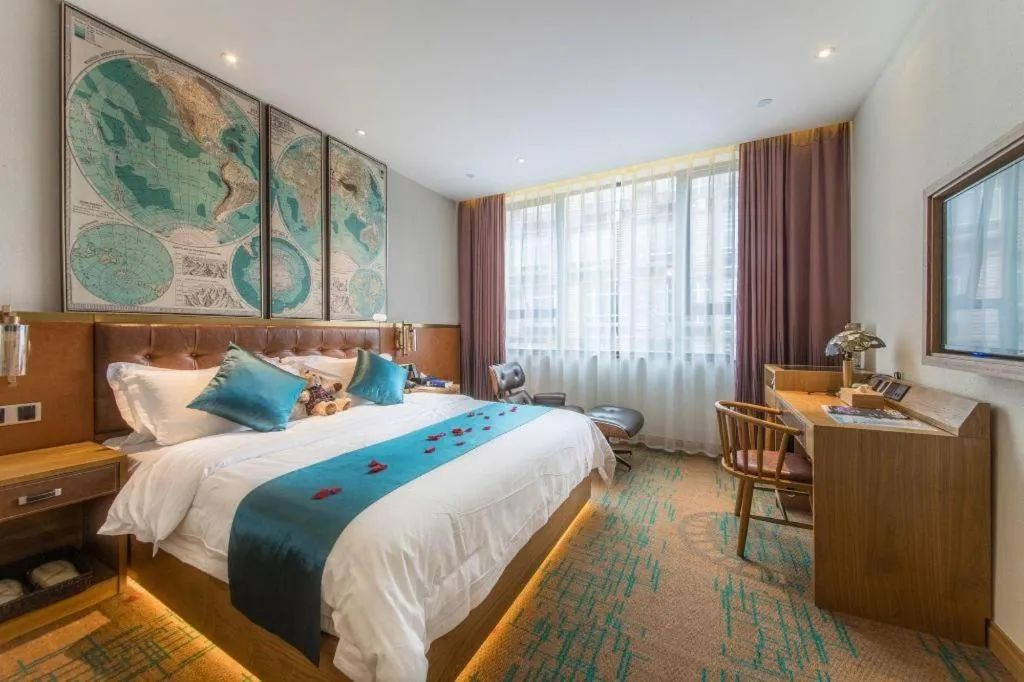 Bed in James Joyce Coffetel·Shanghai New International Expo Cente