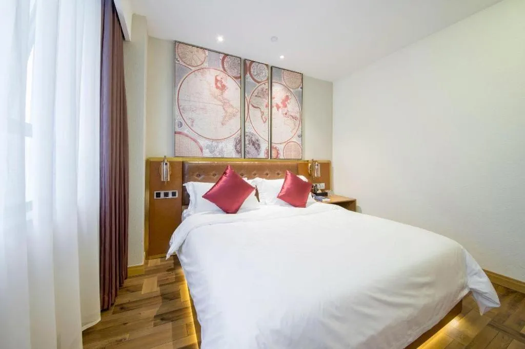 Bed in James Joyce Coffetel·Shanghai New International Expo Cente