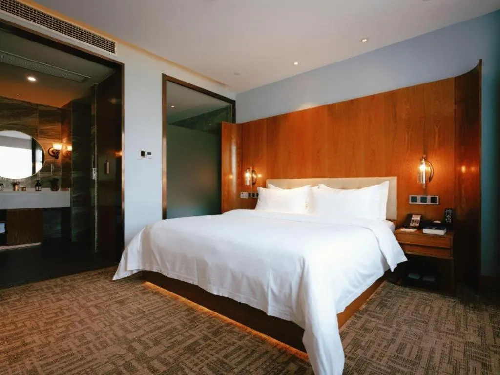 Bed in James Joyce Coffetel·Shanghai New International Expo Cente