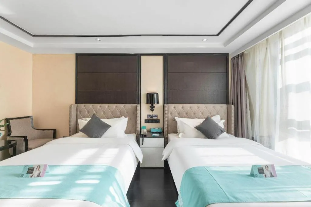 Bed in Xana Hotelle·Xining Dashizi Central Square