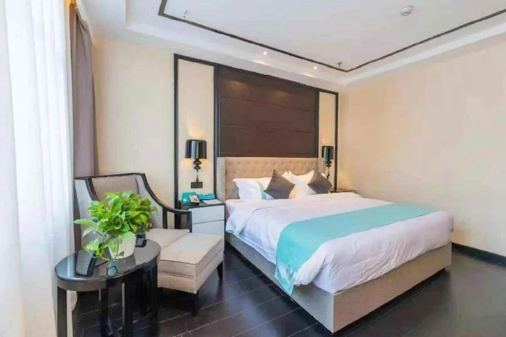 Bed in Xana Hotelle·Xining Dashizi Central Square