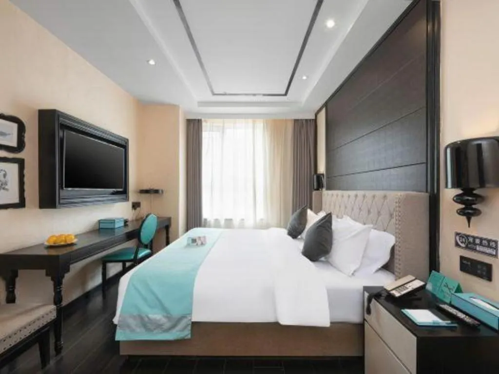 Bed in Xana Hotelle·Xining Dashizi Central Square