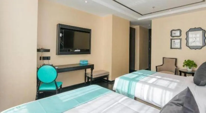 Bed in Xana Hotelle·Xining Dashizi Central Square