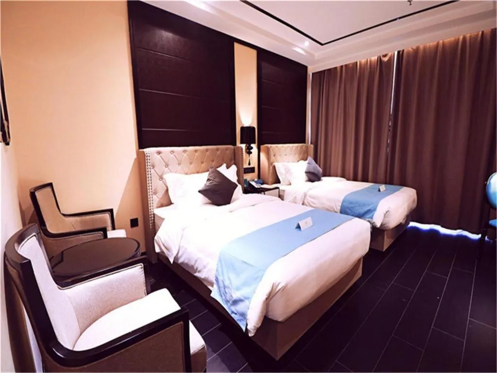 Bed in Xana Hotelle·Xining Dashizi Central Square