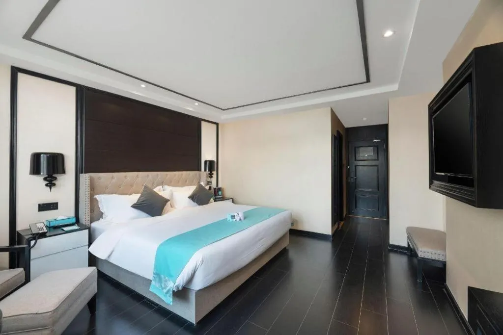 Bed in Xana Hotelle·Xining Dashizi Central Square