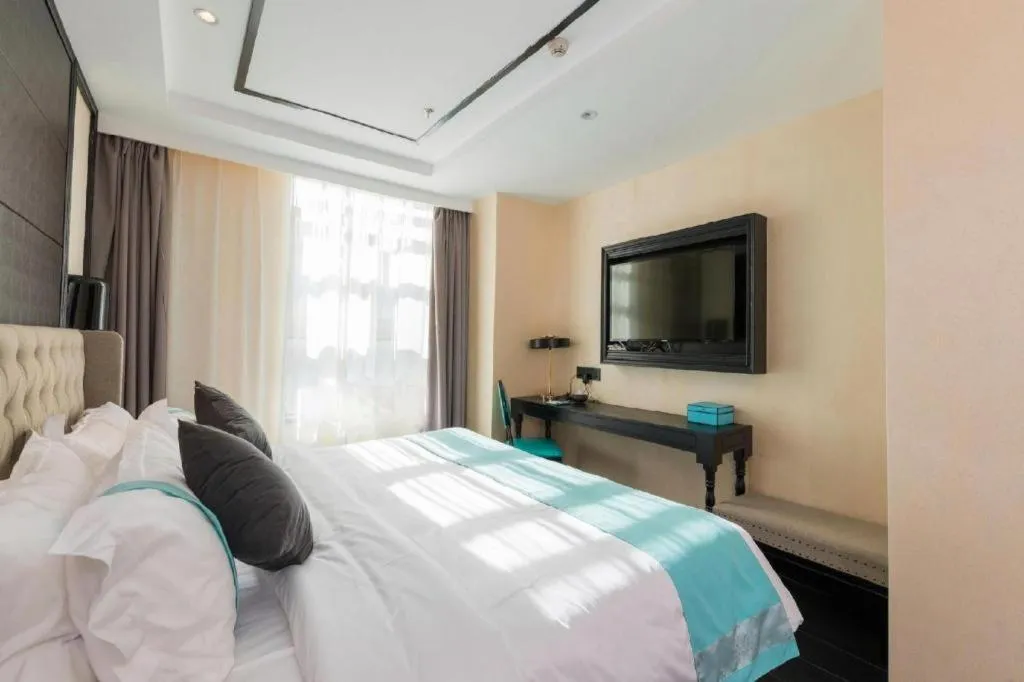 Bed in Xana Hotelle·Xining Dashizi Central Square