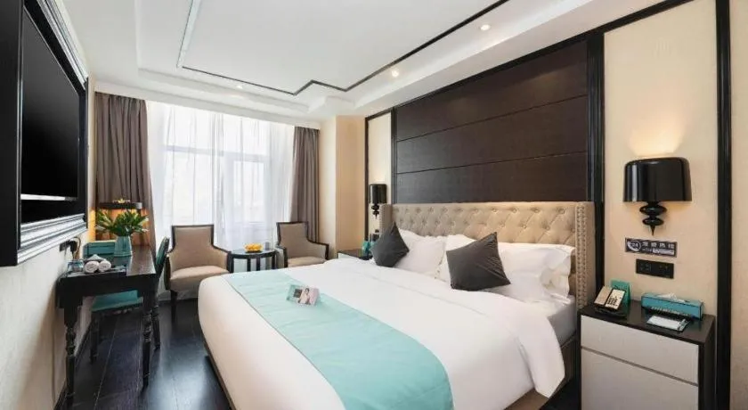 Bed in Xana Hotelle·Xining Dashizi Central Square