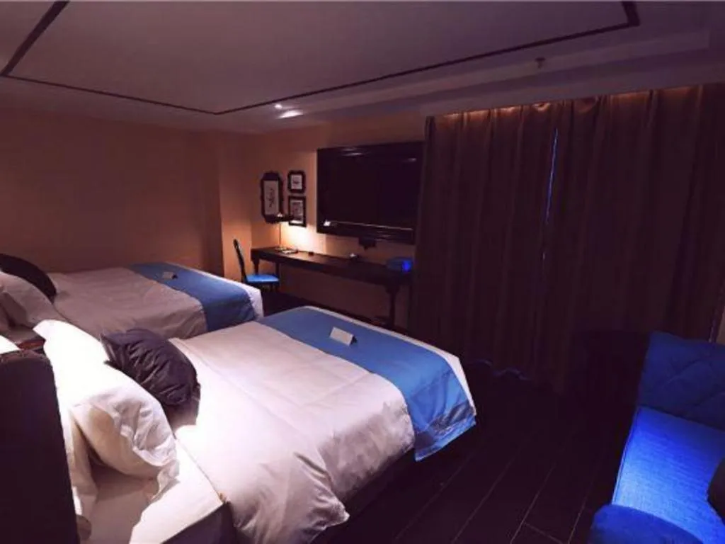 Bed in Xana Hotelle·Xining Dashizi Central Square