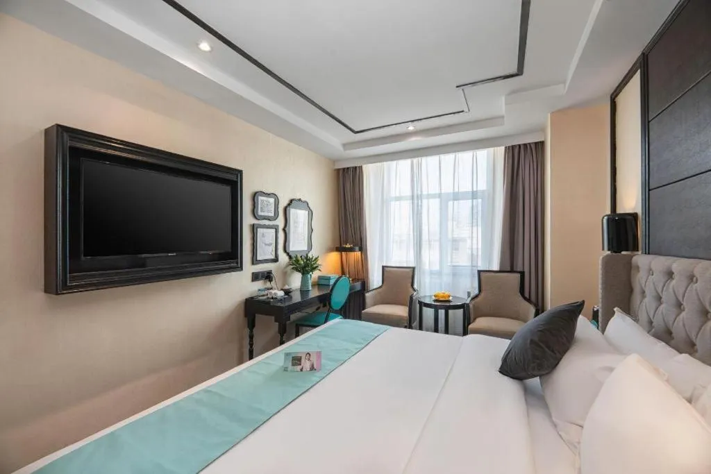 Bed in Xana Hotelle·Xining Dashizi Central Square