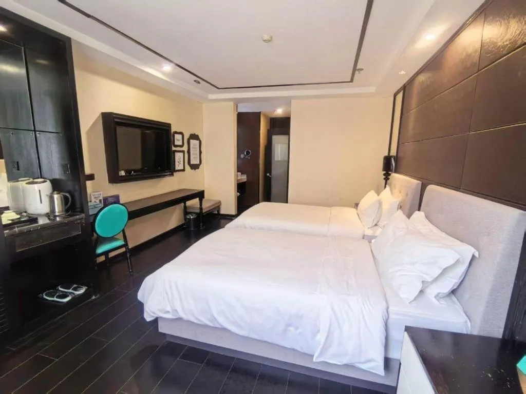 Bed in Xana Hotelle·Xining Dashizi Central Square