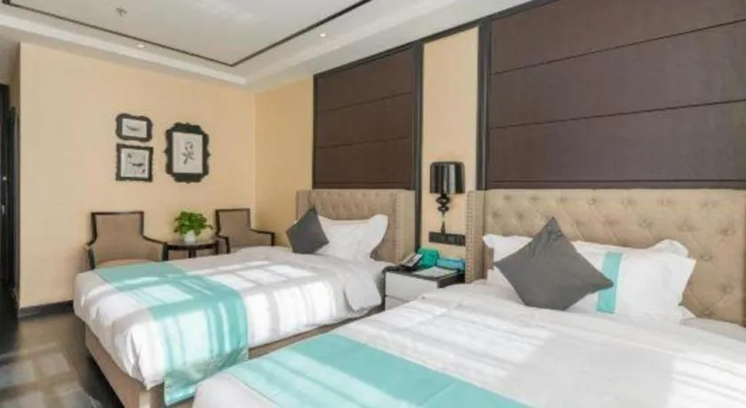 Bed in Xana Hotelle·Xining Dashizi Central Square