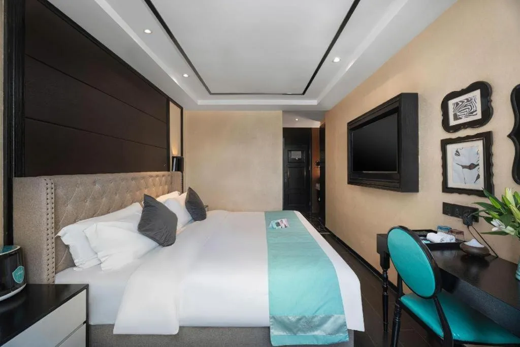 Bed in Xana Hotelle·Xining Dashizi Central Square