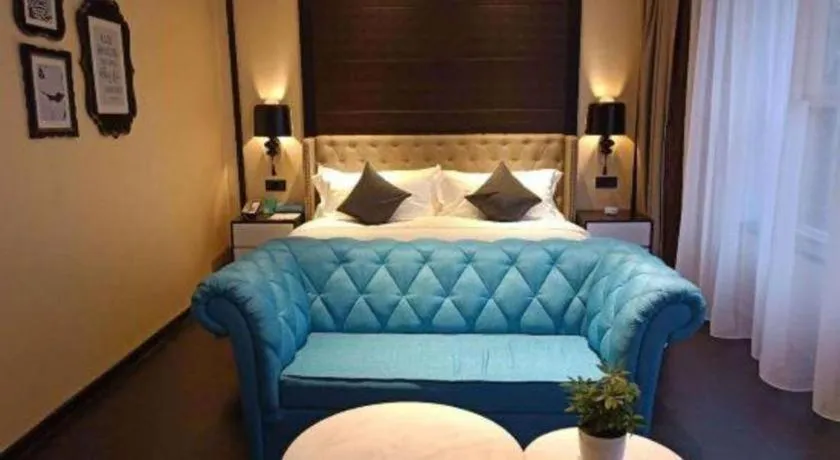 Bed in Xana Hotelle·Xining Dashizi Central Square