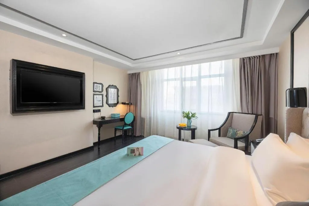 Bed in Xana Hotelle·Xining Dashizi Central Square