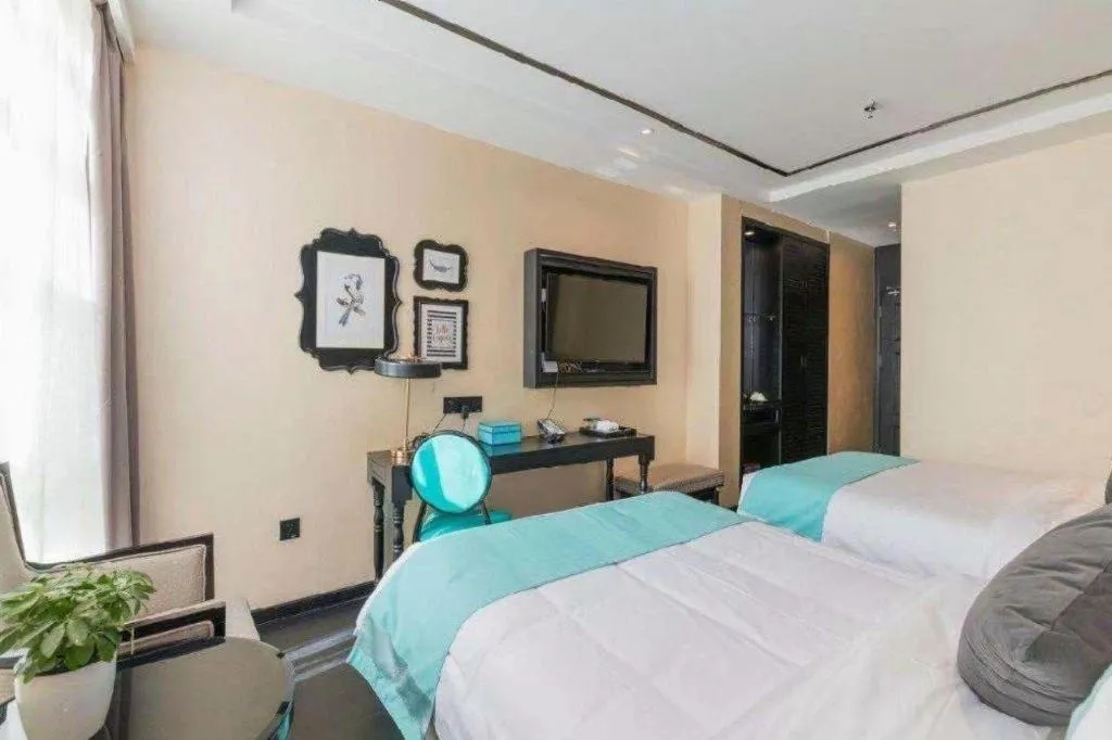 Bed in Xana Hotelle·Xining Dashizi Central Square