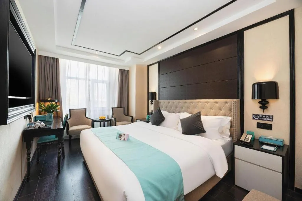 Bed in Xana Hotelle·Xining Dashizi Central Square