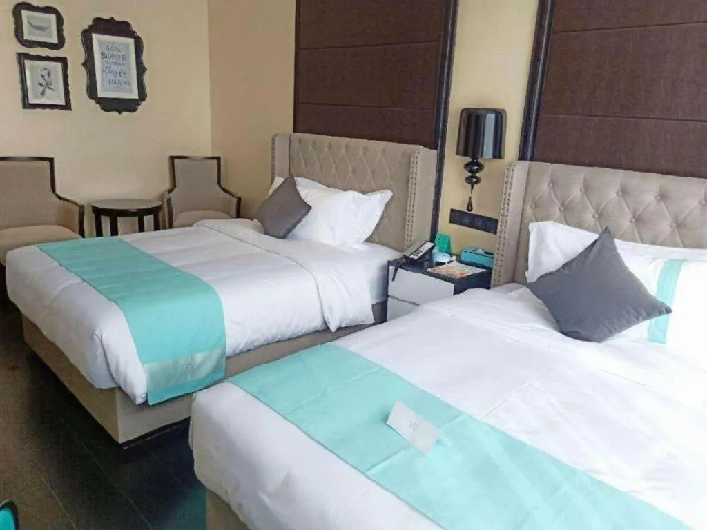 Bed in Xana Hotelle·Xining Dashizi Central Square