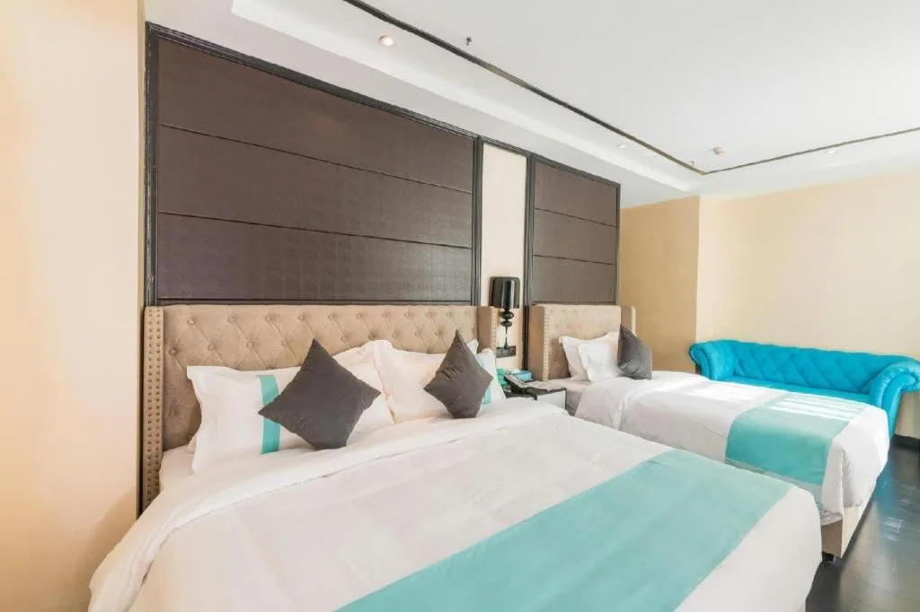 Bed in Xana Hotelle·Xining Dashizi Central Square