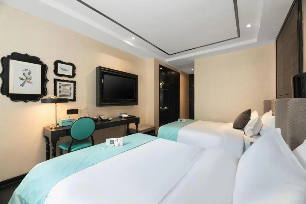 Bed in Xana Hotelle·Xining Dashizi Central Square