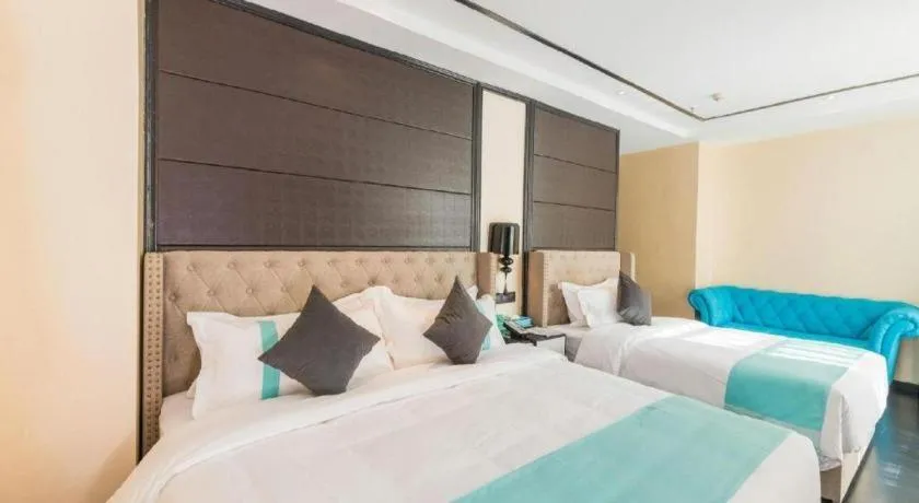 Bed in Xana Hotelle·Xining Dashizi Central Square